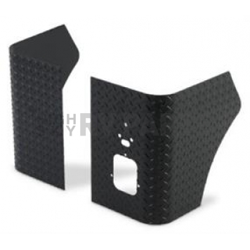 Warrior Products Body Corner Guard - Steel Black Set Of 2 - S904A