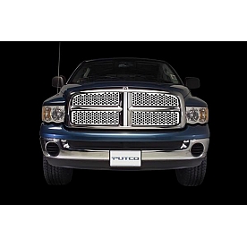 Putco Grille Insert - Polished Stainless Steel Rectangular - 64536