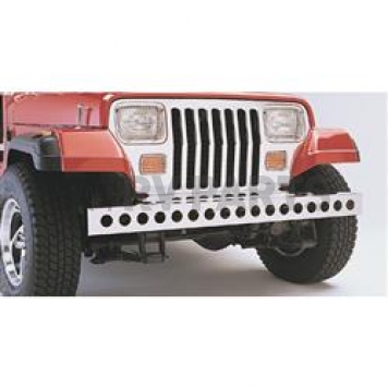 Rugged Ridge Bumper 1-Piece Design Stainless Steel Silver - 1110702