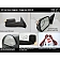 ProEFX Exterior Towing Mirror Manual Rectangular Set Of 2 - MRDOD02MT