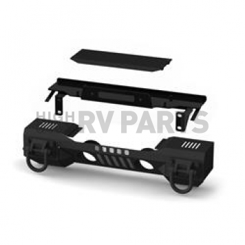 Rugged Ridge Bumper XHD 1-Piece Design Aluminum Black - 1154101