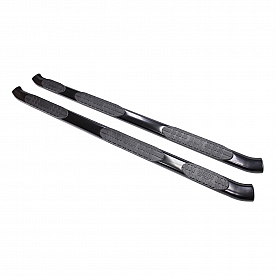 Westin Automotive Nerf Bar - Truck Wheel to Wheel Black Powder Coated Steel Oval - 21534315