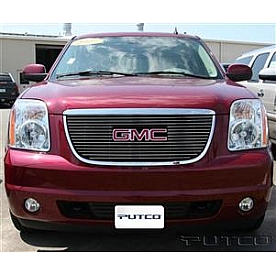 Putco Grille Insert - Polished Aluminum Rectangular - 71159