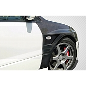 Extreme Dimensions Fender - Carbon Fiber Black Gloss UV Coated Set Of 2 - 109063