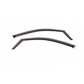Putco Rainguard - Black Tinted Plastic Set Of 2 - 580036
