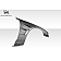 Extreme Dimensions Fender - Fiberglass Black Primered Set Of 2 - 109077