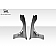 Extreme Dimensions Fender - Fiberglass Black Primered Set Of 2 - 109077