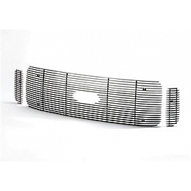 Putco Grille Insert - Polished Aluminum Rectangular - 71166