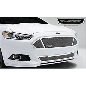 T-Rex Truck Products Grille Insert - Mesh Oval Polished Stainless Steel - 54531