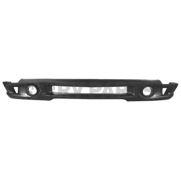 Street Scene Valance - Bare Urethane Black - 95070206