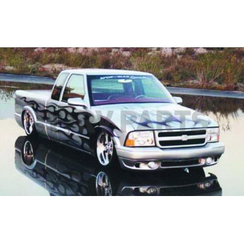 Street Scene Valance - Bare Urethane Black - 95070206-1