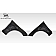 Extreme Dimensions Fender - Fiberglass Black Primered Set Of 2 - 109630