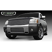 T-Rex Truck Products Grille Insert - Horizontal Bar Rectangular Polished Aluminum - 20780