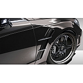 Extreme Dimensions Fender - Fiberglass Black Primered Set Of 2 - 109636