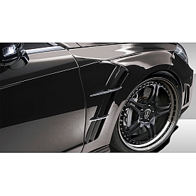 Extreme Dimensions Fender - Fiberglass Black Primered Set Of 2 - 109636