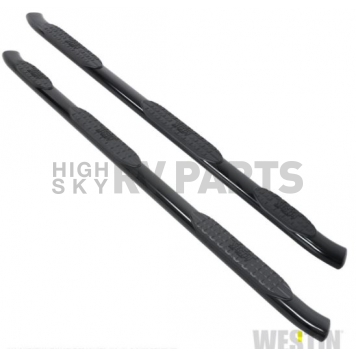 Westin Automotive Nerf Bar - Truck Wheel to Wheel Black Powder Coated Steel Oval - 21534695-2