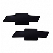 All Sales Emblem - Chevrolet Bow-Tie Black Aluminum - 96103K
