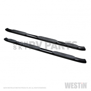 Westin Automotive Nerf Bar - Truck Wheel to Wheel Black Powder Coated Stainless Steel Oval - 21534705-1