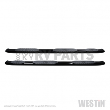 Westin Automotive Nerf Bar - Truck Wheel to Wheel Black Powder Coated Stainless Steel Oval - 21534705-2