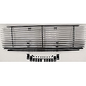 Street Scene Grille Insert - Horizontal Bar Aluminum Polished - 95080620