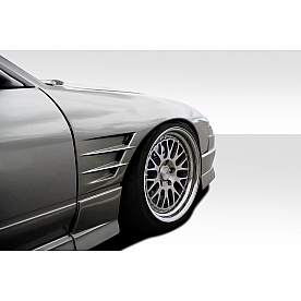 Extreme Dimensions Fender - Fiberglass Black Primered Set Of 2 - 109985