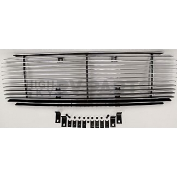 Street Scene Grille Insert - Horizontal Bar Aluminum Polished - 95080634