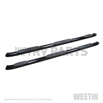 Westin Automotive Nerf Bar - Truck Wheel to Wheel Black Powder Coated Stainless Steel Oval - 21534725