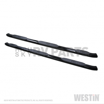 Westin Automotive Nerf Bar - Truck Wheel to Wheel Black Powder Coated Stainless Steel Oval - 21534725-1