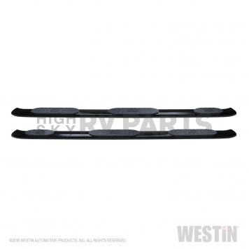 Westin Automotive Nerf Bar - Truck Wheel to Wheel Black Powder Coated Stainless Steel Oval - 21534725-2