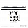 Westin Automotive Nerf Bar - Truck Wheel to Wheel Black Powder Coated Stainless Steel Oval - 21534725