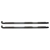 Westin Automotive Nerf Bar - Truck Wheel to Wheel Black Powder Coated Stainless Steel Oval - 2454085
