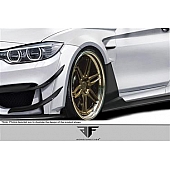 Extreme Dimensions Fender - Fiberglass Reinforced Plastic Black Matte Set Of 2 - 113586