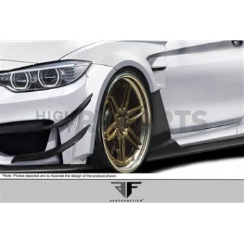 Extreme Dimensions Fender - Fiberglass Reinforced Plastic Black Matte Set Of 2 - 113586