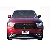 TFP (International Trim) Grille Insert - Mesh Trapezoid ABS Plastic Black Gloss - 68746GIB