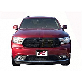 TFP (International Trim) Grille Insert - Mesh Trapezoid ABS Plastic Black Gloss - 68746GIB