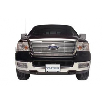 Putco Grille Insert - Polished Aluminum Rectangular - 91112
