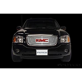 Putco Grille Insert - Polished Aluminum Rectangular - 91133