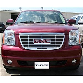 Putco Grille Insert - Polished Aluminum Rectangular - 91159