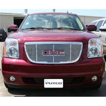 Putco Grille Insert - Polished Aluminum Rectangular - 91159