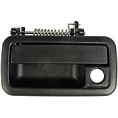 Help! By Dorman Exterior Door Handle - Plastic Black Single - 77669