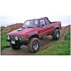 Bushwacker Fender Flare - Black Dura-Flex 2000 ABS Smooth Plastic Matte Set Of 4 - 3190201