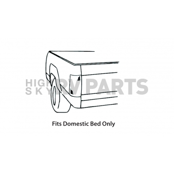 Bushwacker Fender Flare - Black Dura-Flex 2000 ABS Smooth Plastic Matte Set Of 4 - 3190201-3