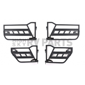Fishbone Offroad Door - Tube Powder Coated Black Steel Set Of 4 - FB24022