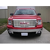 Putco Grille Insert - Polished Aluminum Rectangular - 91190