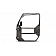 Fab Fours Door - Full Tubular Bare Natural Steel Set Of 2 - JL1030B