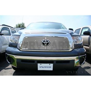 Putco Grille Insert - Polished Aluminum Rectangular - 91192