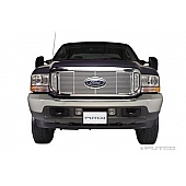 Putco Grille Insert - Polished Aluminum Rectangular - 91405
