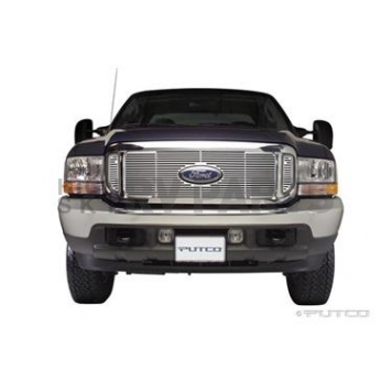 Putco Grille Insert - Polished Aluminum Rectangular - 91405
