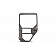 Fab Fours Door - Full Tubular Bare Natural Steel Set Of 2 - JL1031B