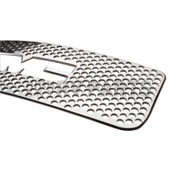 Putco Grille Insert - Polished Aluminum Rectangular - 96195